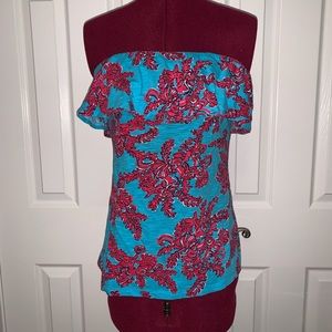 Lily Pulitzer strapless top